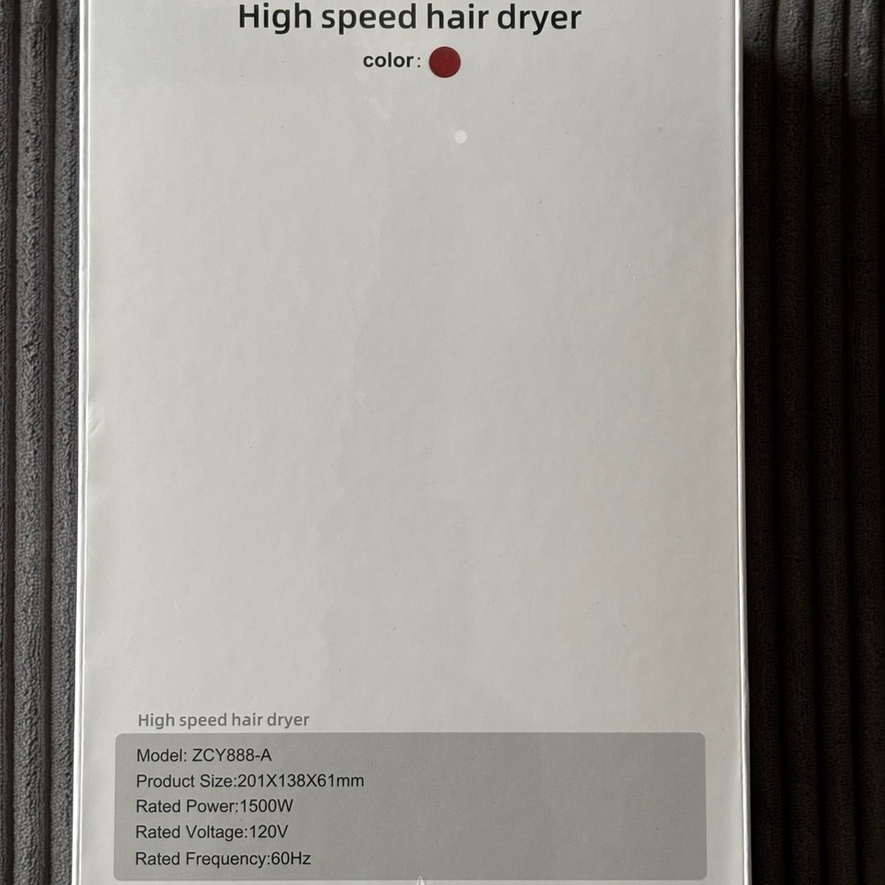 Red Hair Dryer - Picture 5 of 6
